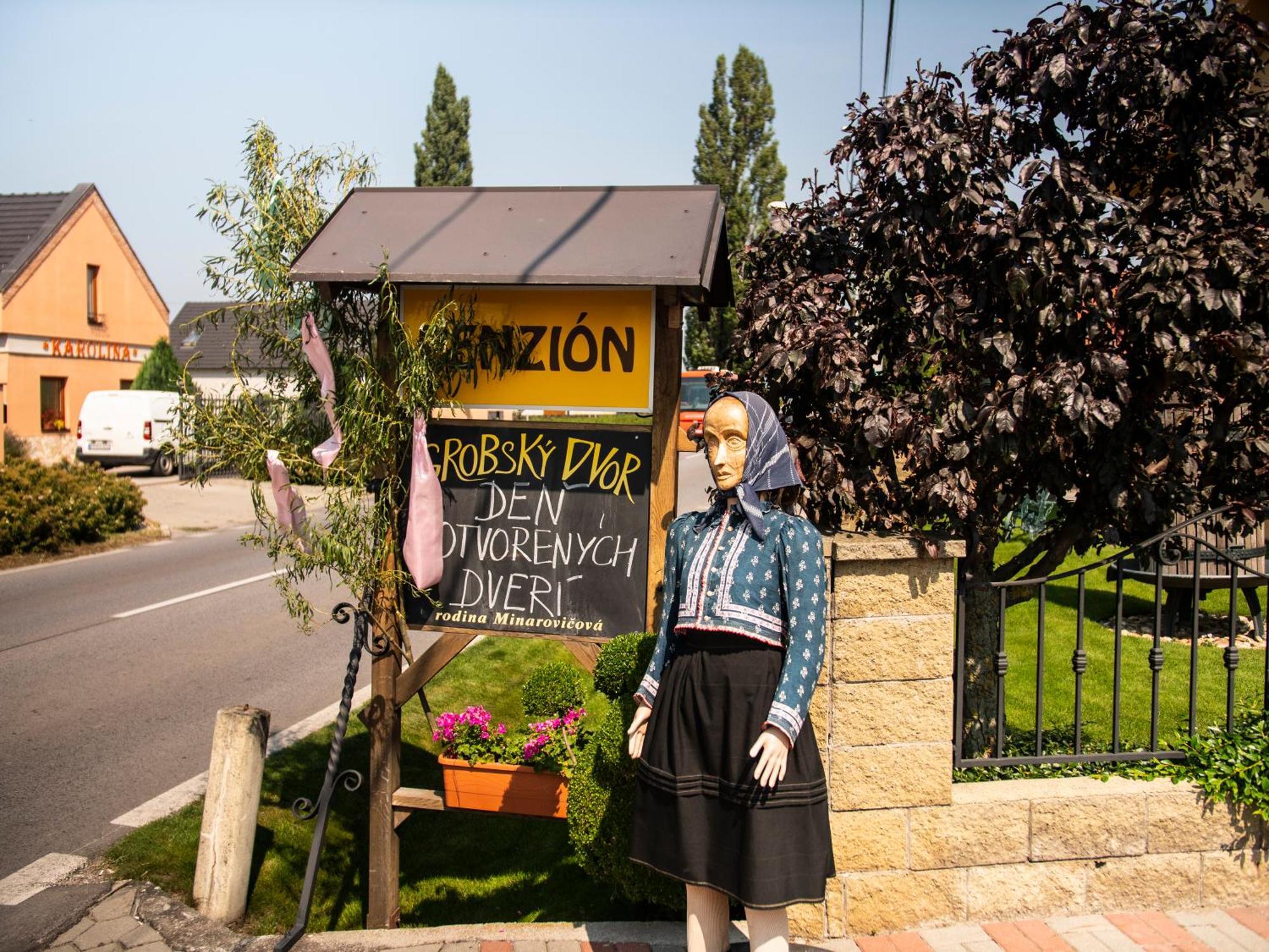 Penzion Grobsky Dvor Slovensky Grob Exterior foto